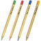 Pepperell Real Slate Chalk Pencils 5/Pkg W/Sharpener-Assorted Colors